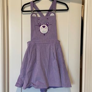Dolls Kill Large Purple Care Bears Jumper/Overalls
